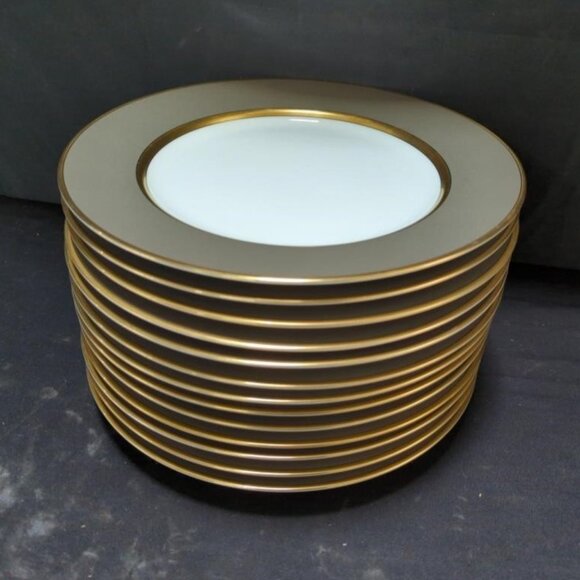 FITZ & FLOYD INC Other - 2-Gorgeous Fitz & Floyd "Gray Renaissance" 12 inch Charger Plates